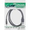 Câble adaptateur d'alimentation USB INLINE® USB, USB A Male Plug To DC Plug 3,5x1,35 mm, noir, 2M