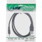 Câble adaptateur d'alimentation USB INLINE® USB, USB A Male Plug To DC Plug 3,5x1,35 mm, noir, 3M