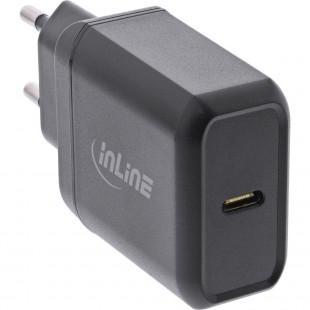 Chargeur PD USB Inline® Single-C USB Type-C, livraison de puissance, 25W, noir