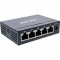 INLINE® Gigabit Network Switch 5-Port, 1 Gops, bureau, boîtier en métal, sans ventilateur