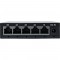 INLINE® Gigabit Network Switch 5-Port, 1 Gops, bureau, boîtier en métal, sans ventilateur