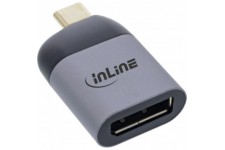 Convertisseur d'affichage USB INLINE®, USB Type-C mâle à dirplayport féminin (mode DP ALT), 8K @ 60Hz