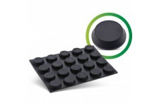 PADS DE RÉSBILLE INLINE® 20pcs Pack noir, forme plate 1,2cm