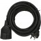 Type de câble d'extension d'alimentation Inline® F Black 1M