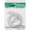 Type de câble d'extension d'alimentation Inline® F blanc 2M