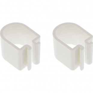 Porte-câble Slatwall Inline®, pour les tiges de montage de table, ensemble de 2