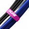 Bandes de câbles Inline® Cobrèmes et boucle 20 x 200 mm 10 pcs. rose
