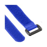 Bandes de câble Inline® Cobrèmes et boucle 20 x 400 mm 10 pcs. Blau