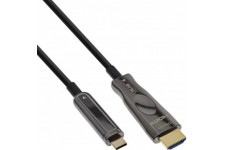 Affichage USB Inline® Affichage AOC, USB Type-C mâle à HDMI mâle (mode DP ALT), 50m