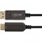 INLINE® DisplayPort vers HDMI AOC Converter Cable, 4K / 60Hz, noir, 25m
