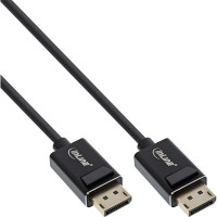 Câble INLINE® DisplayPort 2.0, 8K4K UHBR, noir, contacts plaqués or, 2M