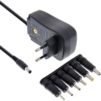 Inline® Universal Steckernetzteil 30W MIT USB, 110-240V AUF 3-12V, Max. 2500m