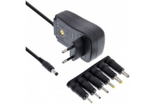 Inline® Universal Steckernetzteil 30W MIT USB, 110-240V AUF 3-12V, Max. 2500m