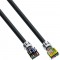 Câble de patch Inline®, U / UTP, cat.6a, sans halogène, cuivre AWG23, noir, 50m
