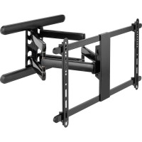 Support mural en aluminium INLINE® Premium, pour la télévision à écran plat (37-80 "), max. 70kg, noir