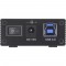 INLINE® USB 3.2 Gen.1 7 Port Hub Aluminium Case avec 2,5A Alimentation noire