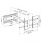Support mural TV entité Inline® XL-Arm, pour les téléviseurs à panneaux plats de 43 "-80", Max. 50 kg