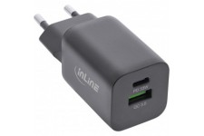 Alimentation USB Inline®, chargeur, USB-A + USB Type-C, 33W, livraison de puissance + charge rapide