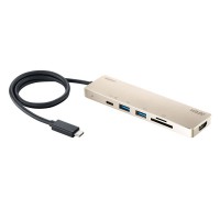 ATEN UH3239 USB-C multiport Mini-Dockingstation avec Power Pass-Through