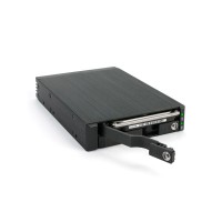 FANTEC MR-25DUAL, 2,5 "SATA + SAS HDD / SSD Cadre amovible, noir