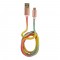 LC-Power LC-C-USB-MICRO-1M-3 USB A à Micro USB Cable, Rainbow Glitter, 1M