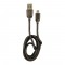 LC-Power LC-C-USB-MICRO-1M-6 USB A à Micro USB Cable, Black en métal, 1M