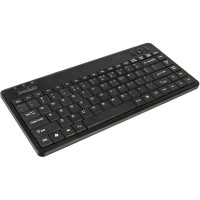 Perixx Periboard-505H plus De, mini clavier USB, trackball, hub, noir