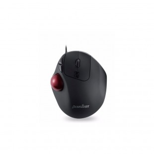 Périxx périmice-517, souris trackball ergonomique, câble USB, noir