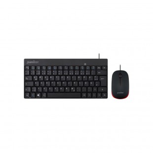 Périxx periduo-212 DE, mini clavier USB et ensemble de souris, noir