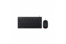 Périxx periduo-212 DE, mini clavier USB et ensemble de souris, noir