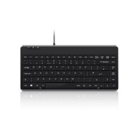 Périxx Periboard-409 P, DE, mini clavier PS / 2, noir