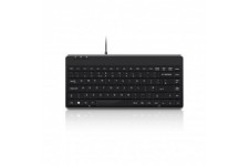 Périxx Periboard-409 P, DE, mini clavier PS / 2, noir