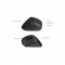 Périxx périmice-804, souris verticale ergonomique, Bluetooth, sans fil, noir