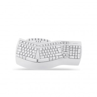 Perixx Periboard-612W de, clavier divisé ergonomique sans fil, blanc