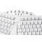 Perixx Periboard-612W de, clavier divisé ergonomique sans fil, blanc