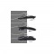 Périxx périduo-505b, DE, clavier à fente ergonomique USB filaire et combo de souris vertical, noir
