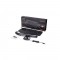 Périxx périduo-505b, DE, clavier à fente ergonomique USB filaire et combo de souris vertical, noir