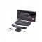 Périxx périduo-606b, DE, clavier et kit de valeur de souris, ergonomique, sans fil 2,4 GHz, noir