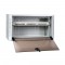 Triton RKA-10-AS4-CAX-X1 10 "/ 19" Hybride mural, porte en verre, d 360 mm, gris