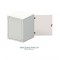 Triton RBA-09-AS6-CAX-A1 19 "Cabinet mural 9U, 600x595mm, une pièce, gris