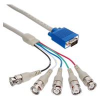 Câble VGA BNC Inline® 5x BNC à 15 HD mâle 2m
