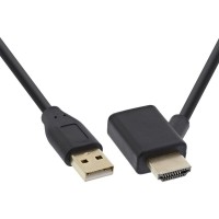 Adaptateur HDMI Inline® M / F avec l'injecteur de puissance USB-A 0,5 m