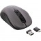 Inline® Mouse 3-en-1, Bluetooth + 2x 2,4 GHz, 5 boutons, optique, gris / noir