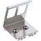 Montage Keystone Inline® pour rail DIN, 2 ports, métal