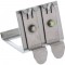 Montage Keystone Inline® pour rail DIN, 2 ports, métal