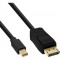 Inline® Mini DisplayPort à DisplayPort Cable Black 3M