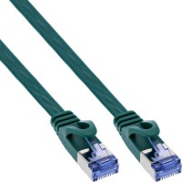Câble de patch plat en ligne®, u / ftp, cat.6a, vert, 10m
