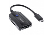 Lecteur de carte Inline® USB 3.1 USB-C, pour SD / SDHC / SDXC, MicroSD, UHS-II compatible