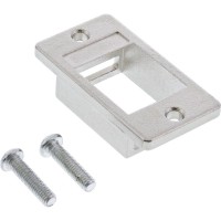 Porte-module Snap-In Inline® Keystone, simple, métal, pour surfaces plates