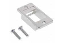 Porte-module Snap-In Inline® Keystone, simple, métal, pour surfaces plates